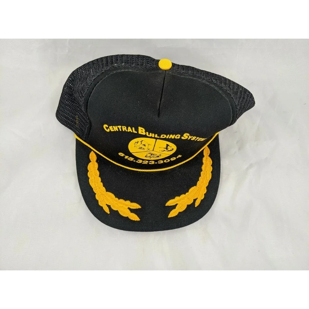 Central‎ Building System Snapback Hat Mesh Foam San Sun